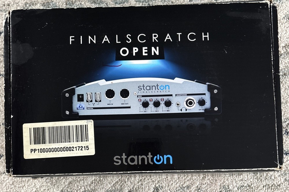 Stanton Final Scratch Open In Box All Cables Directions Etc.