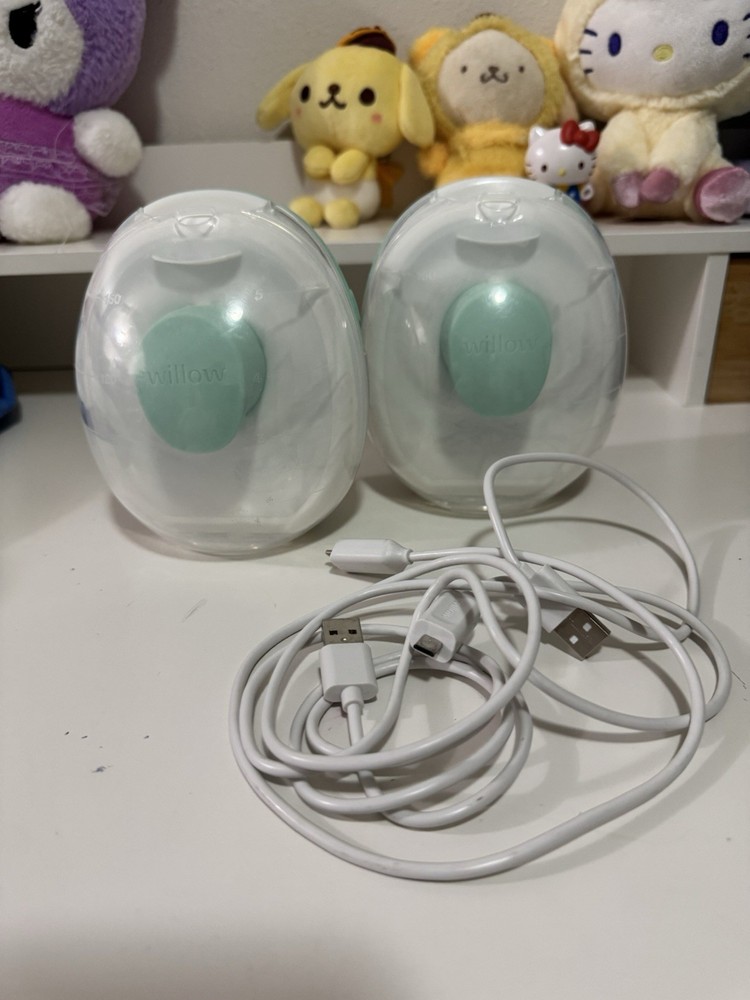 Willow Go Wireless Double Electric Breast Pump With Momfrida Extras