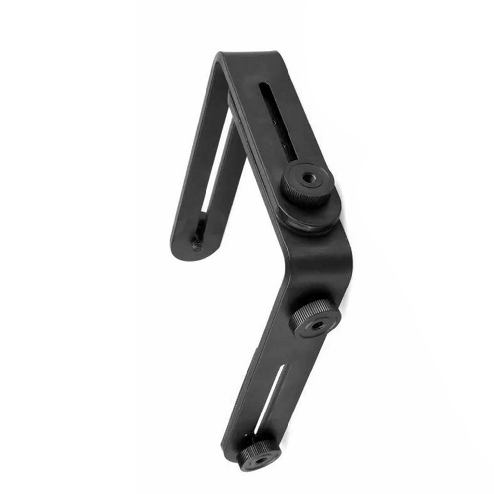 Aluminum L-Shape Flash Bracket Flashlight Camera Holder Mount For DSLR Camera