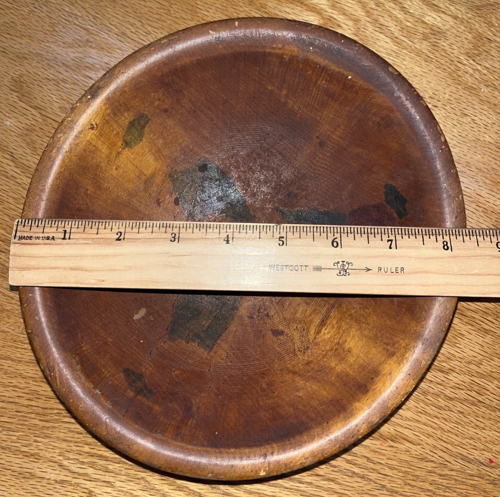 Parrish Chicago Wood Bowl Second Quality Primitive Approx. 8.5” Used