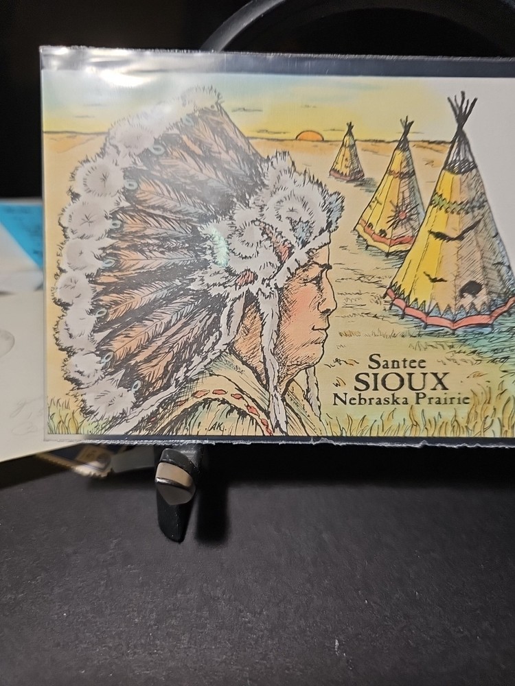 FDC SANTEE SIOUX HAND PAINT 70C 2001