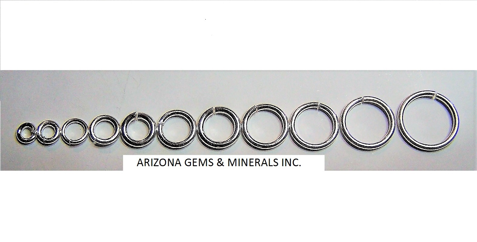 Sterling Silver .925 3mm to 9mm OPEN JumpRings in 22Ga.+ 20.5Ga+19.5Ga+18Ga+16GA