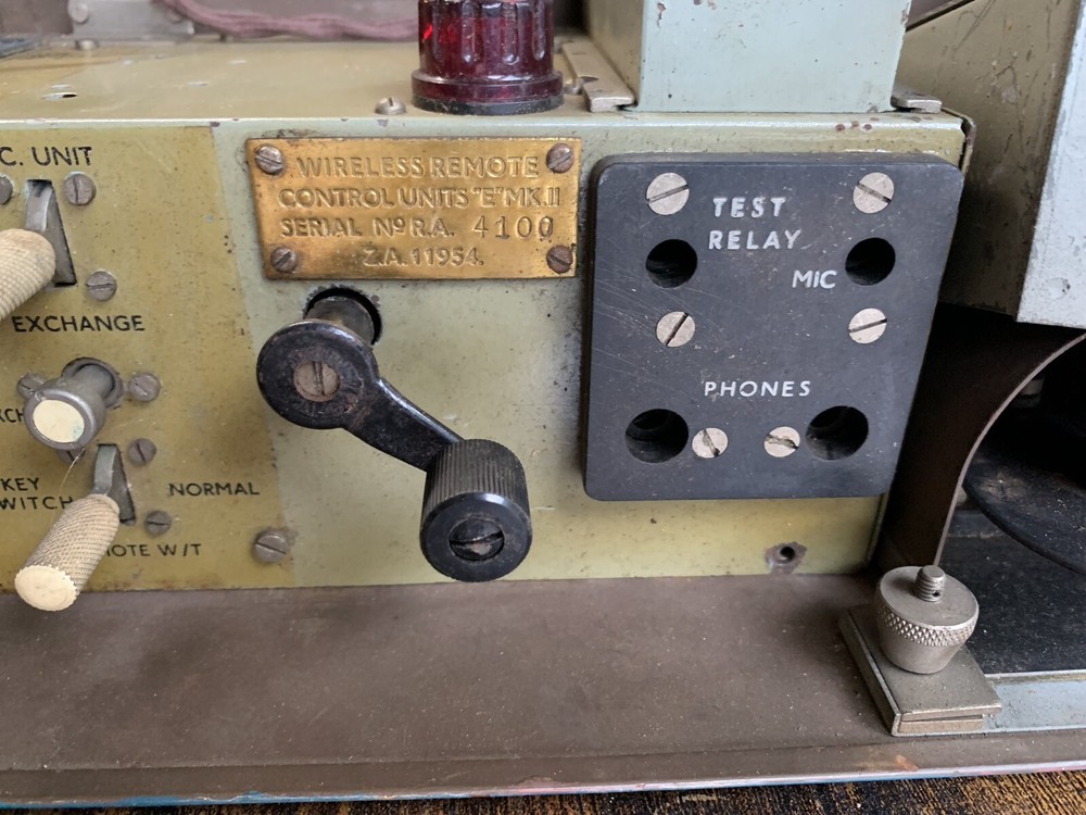 Vintage WW2 Field Telecom Equipment | Wireless Set Remote Control Unit "E" MK.II