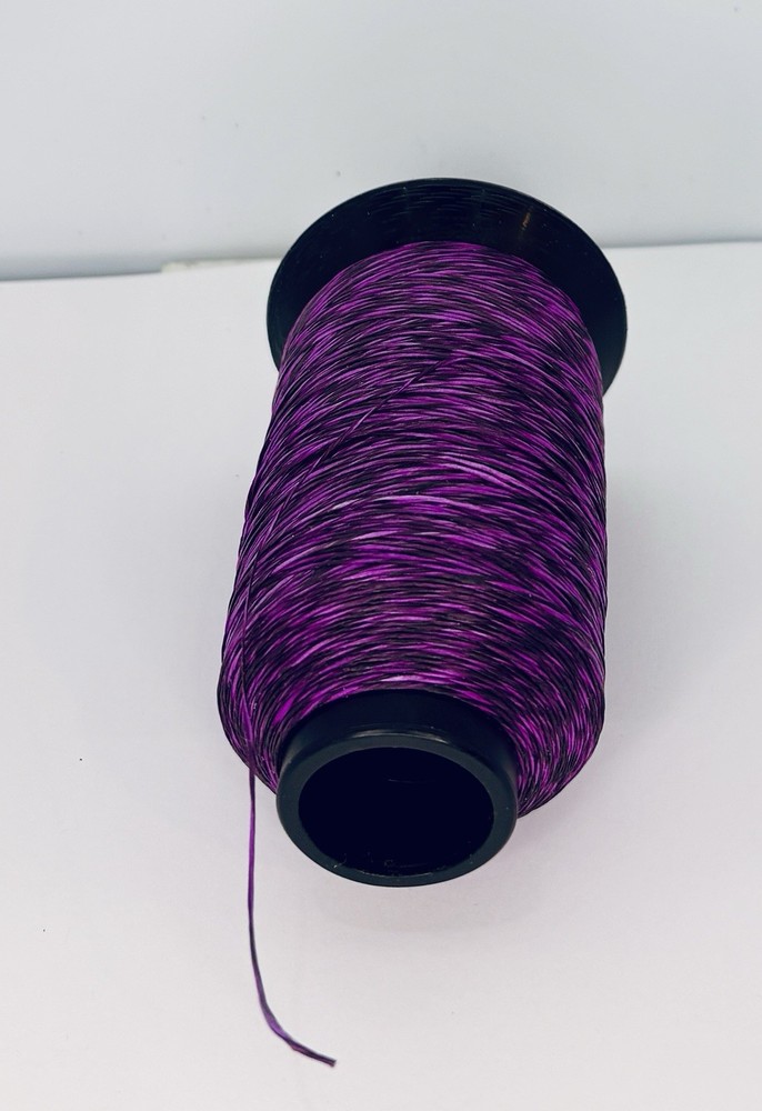 BCY 452X Bowstring Material 1/4 lb Partial spool 4 oz. Black / Black Cherry Mix