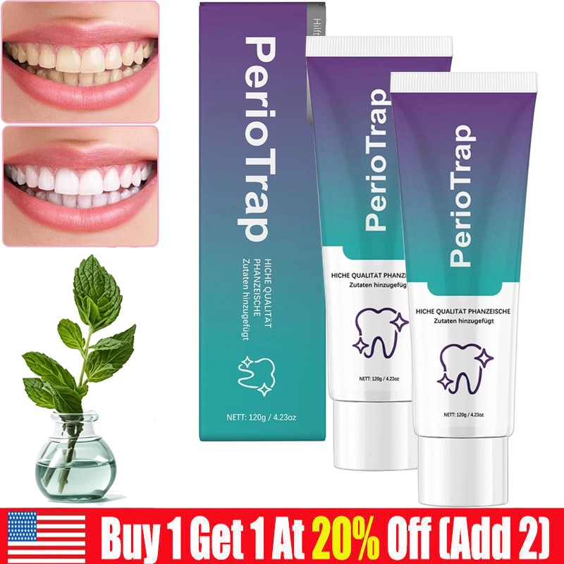 1-5PCS PerioTrap Mint Flavor Gum Toothpaste Cleaning Toothpaste Sensitive Teeth