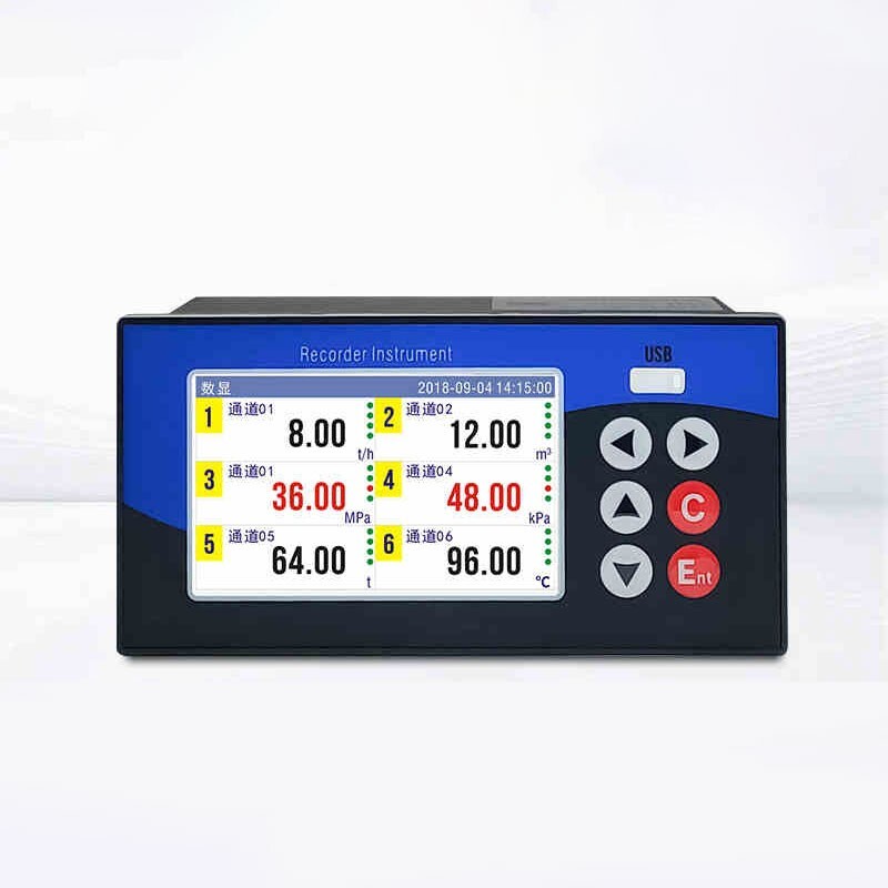 Classic Version 6CH Data Recorder 16MB Memory Data Logger 4" Touch Screen RS485