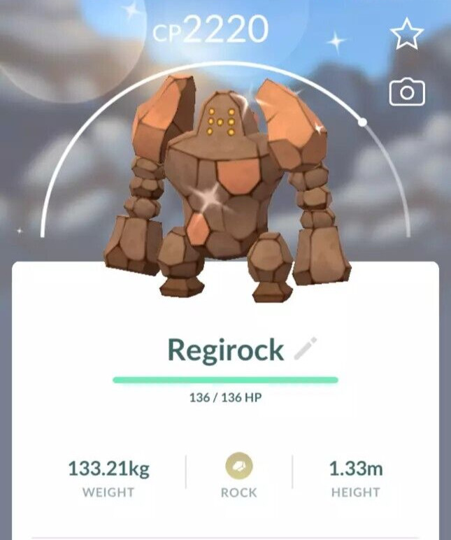 ✨ Shiny Regirock ✨  P T C - Description