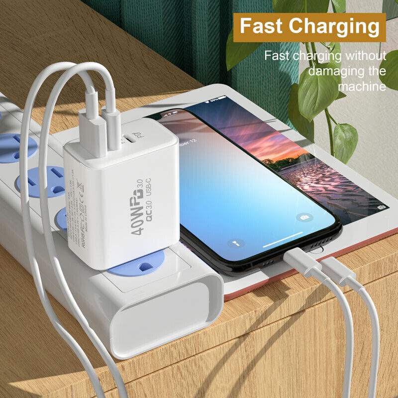 3 in 1 Fast USB Charging Cable Universal Multi Function Cell Phone Charger Cord