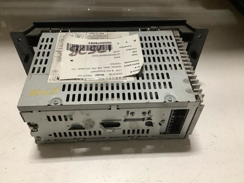 Audio Equipment Radio Receiver Radio Am-fm-cd Fits 04-08 PACIFICA 138005