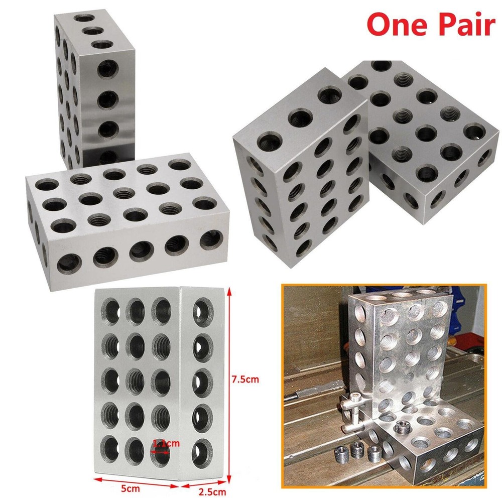 Pair Precision 1-2-3 Block Set 0.0002\\\\\\\" Mill Milling