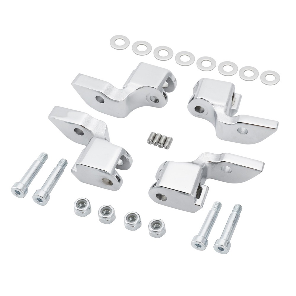 Harley Softail 1'' Out & Forward Driver Floorboard Brackets Relocation 2000-2017