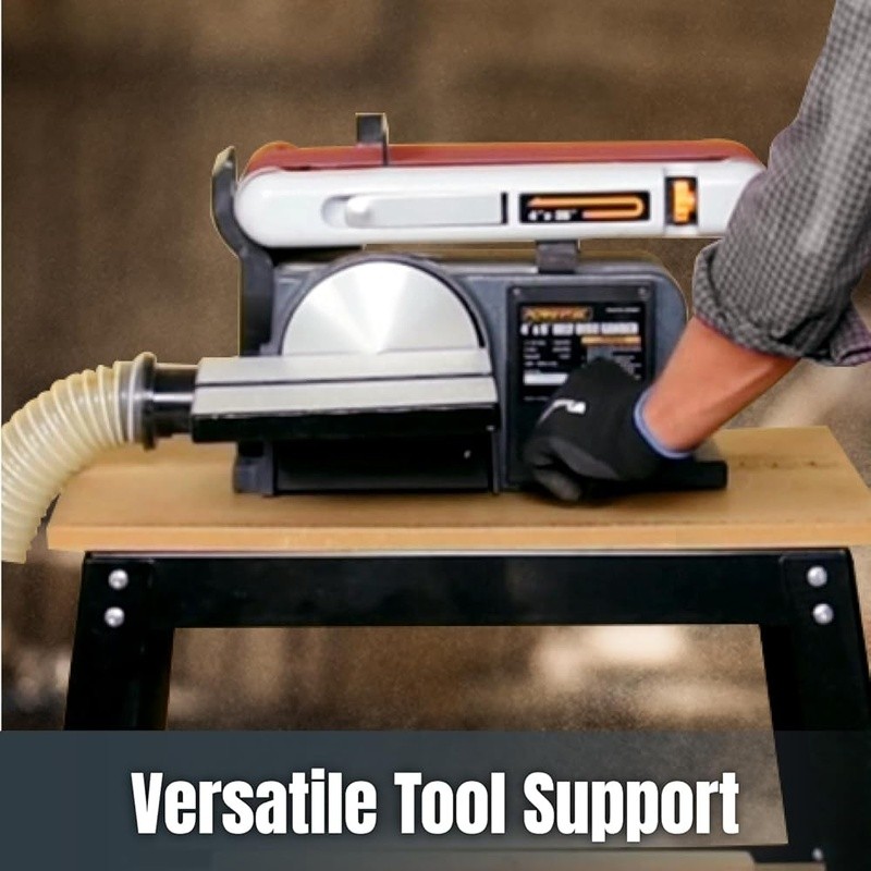 Universal Adjustable Workbench Support Compact Power Equipment 500lb Capacity US
