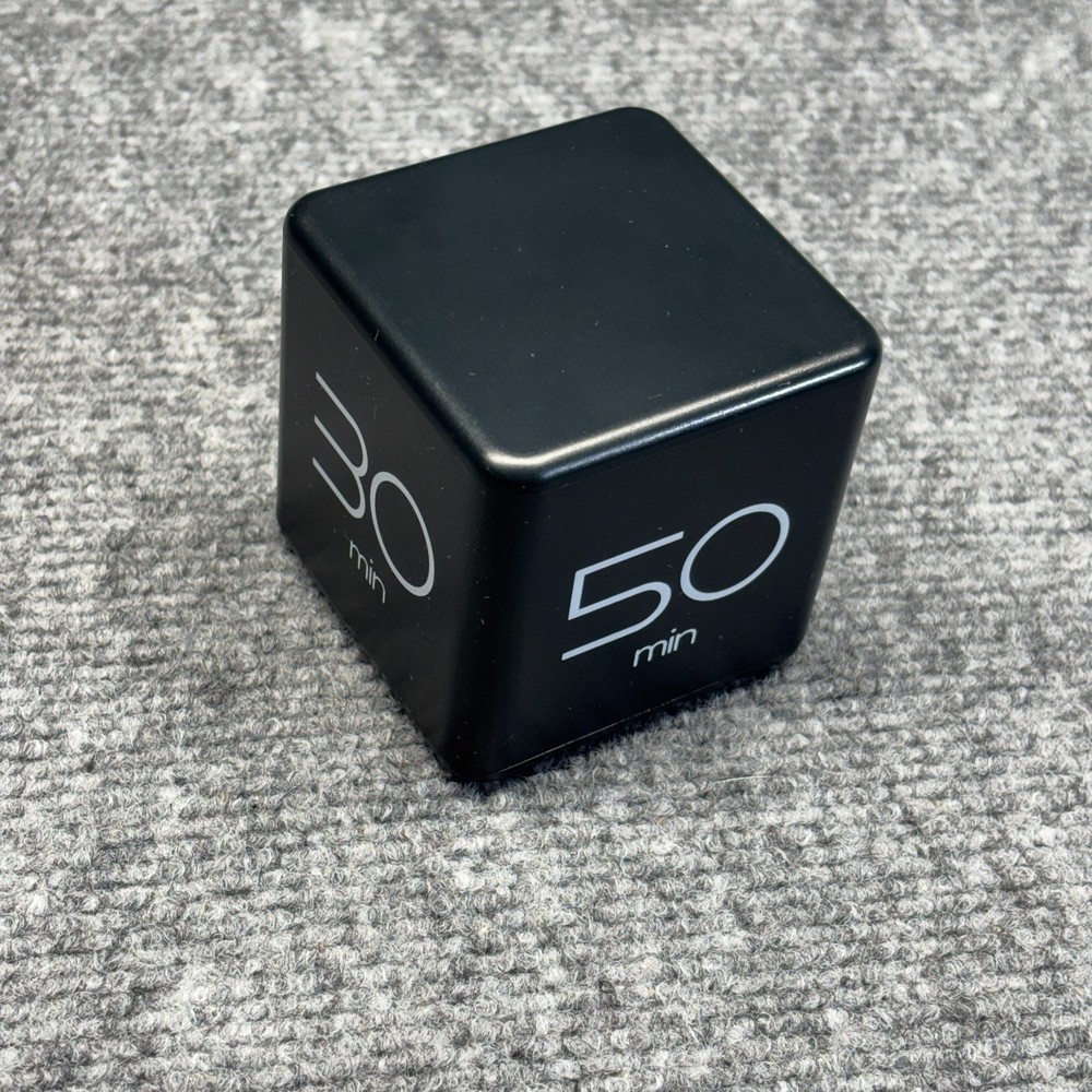 Digital Cube Timer 5 10 30 60 Min Flip Countdown Alarm Kitchen Study