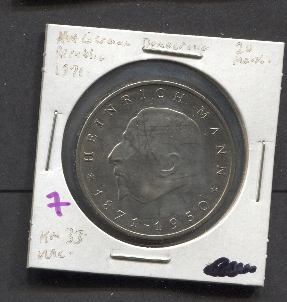 1971-Germany-20 Marks-UNC