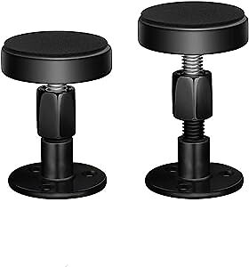 2PCS Black Adjustable Bed Frame Anti-Shake Tool, Headboard Stoppers with Free