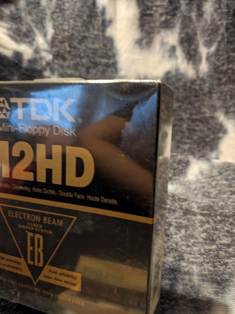 TDK Mini Floppy Disk M2HD double Sided High Density 10 Disk In Sealed Box