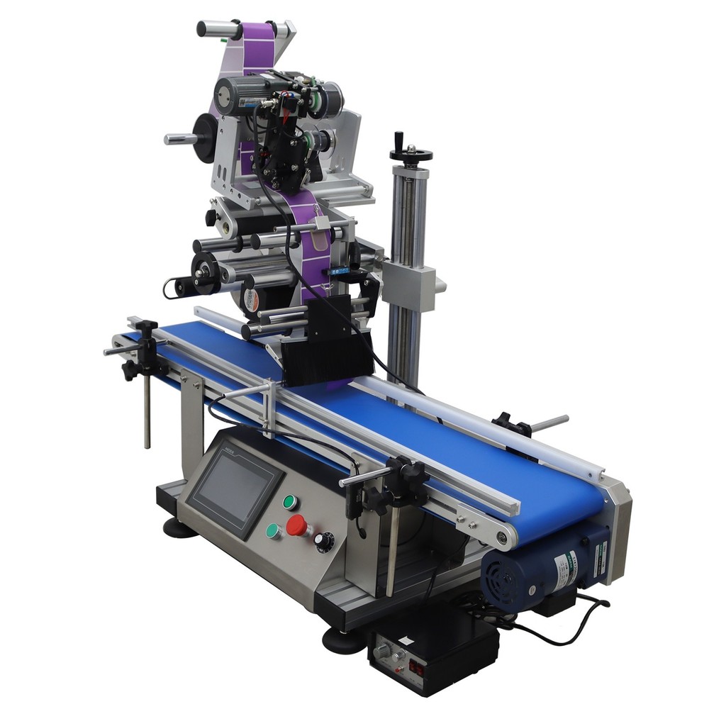 Automatic Desktop Conveyor Table Plate Coding Labeling Machine 25-50PCS/min 800W