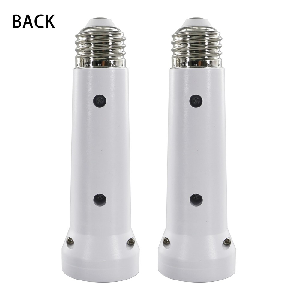 Light Socket Extender, E26/E27 Bulb Extender Standard White