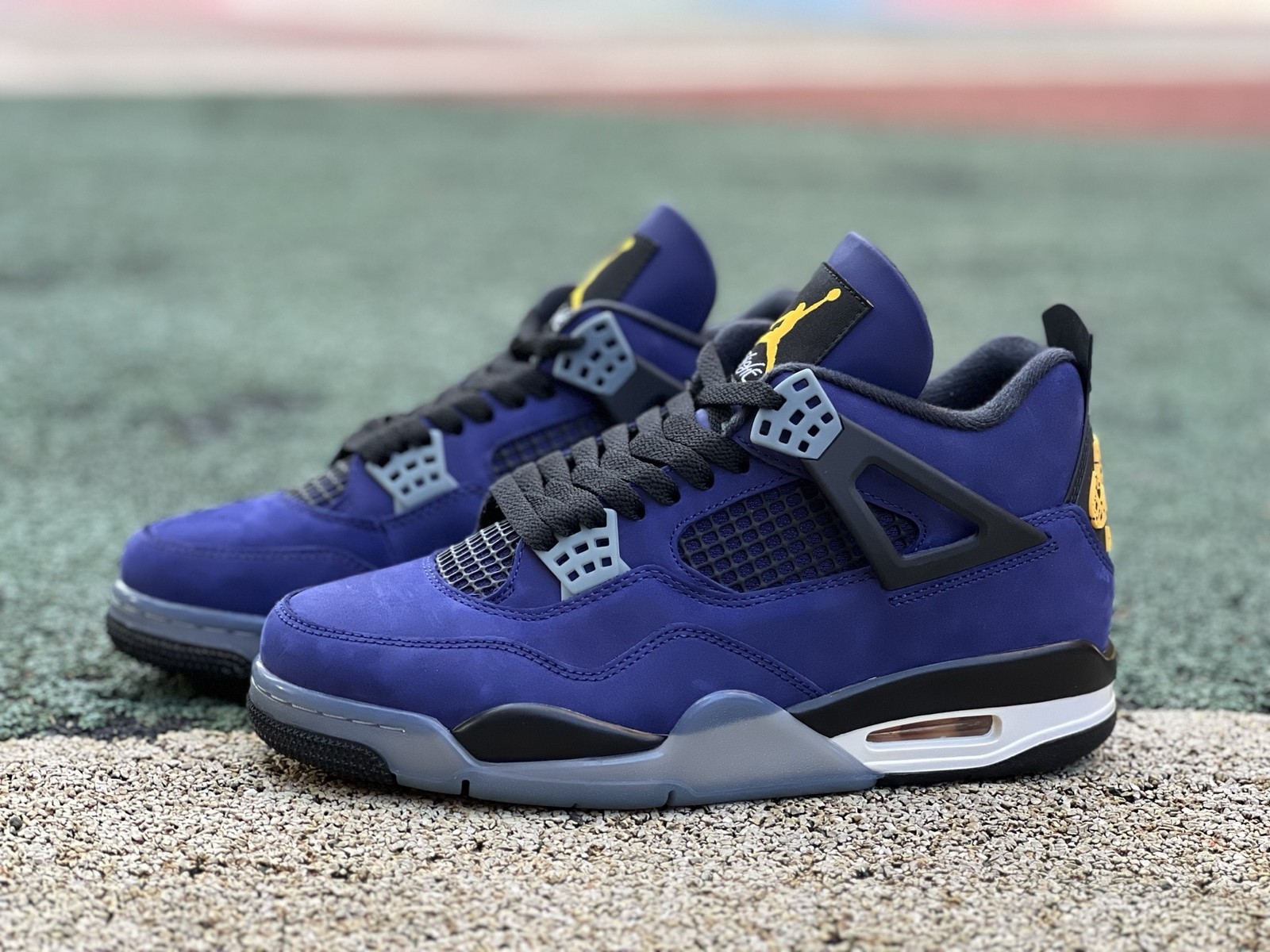 AJ 4 Retro Lakers FV5029-500 Men's Shoe Sizes 4-13