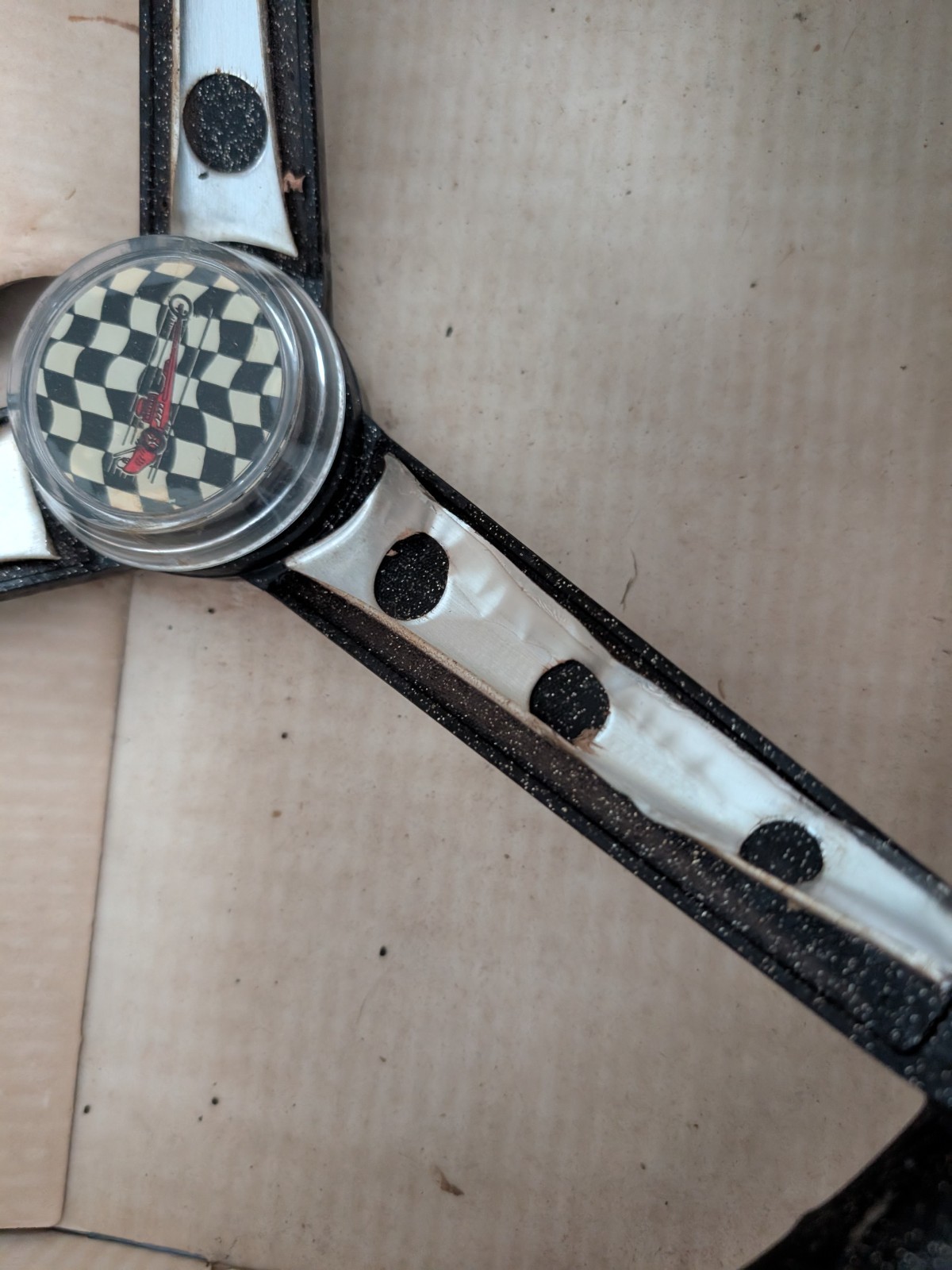 HUFFY STEERING WHEEL ORIGINAL VINTAGE MUSCLE BIKE ACCESSORY in BOX