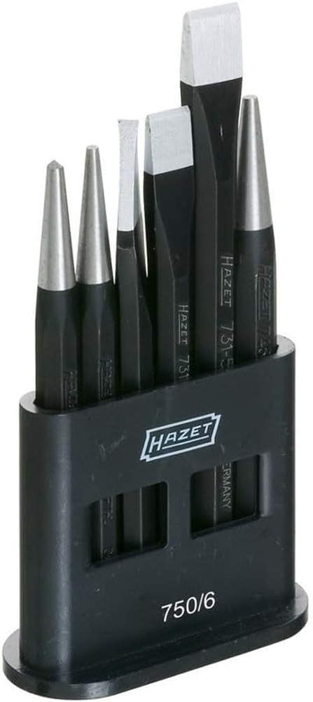 750/6 Centre Chisel Drift Punch Set - Multi-Colour