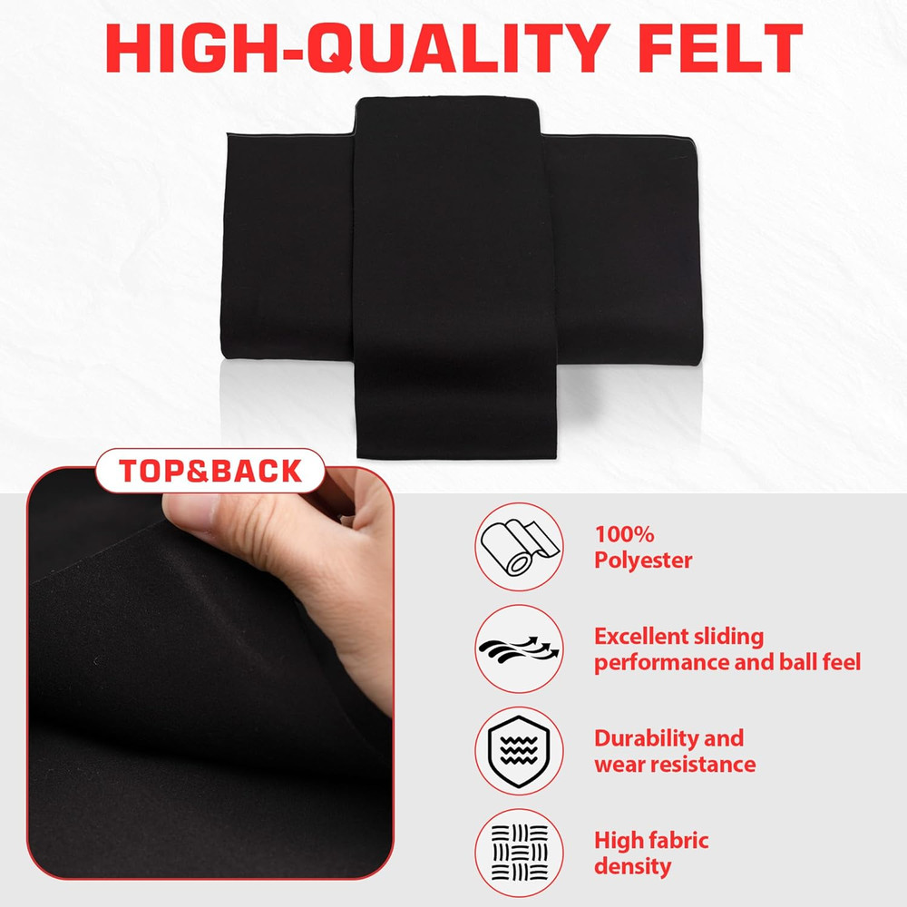 Pool Table Felt and Bumper Kit Felt for Billiard Cloth with Pool Table Bumpers a