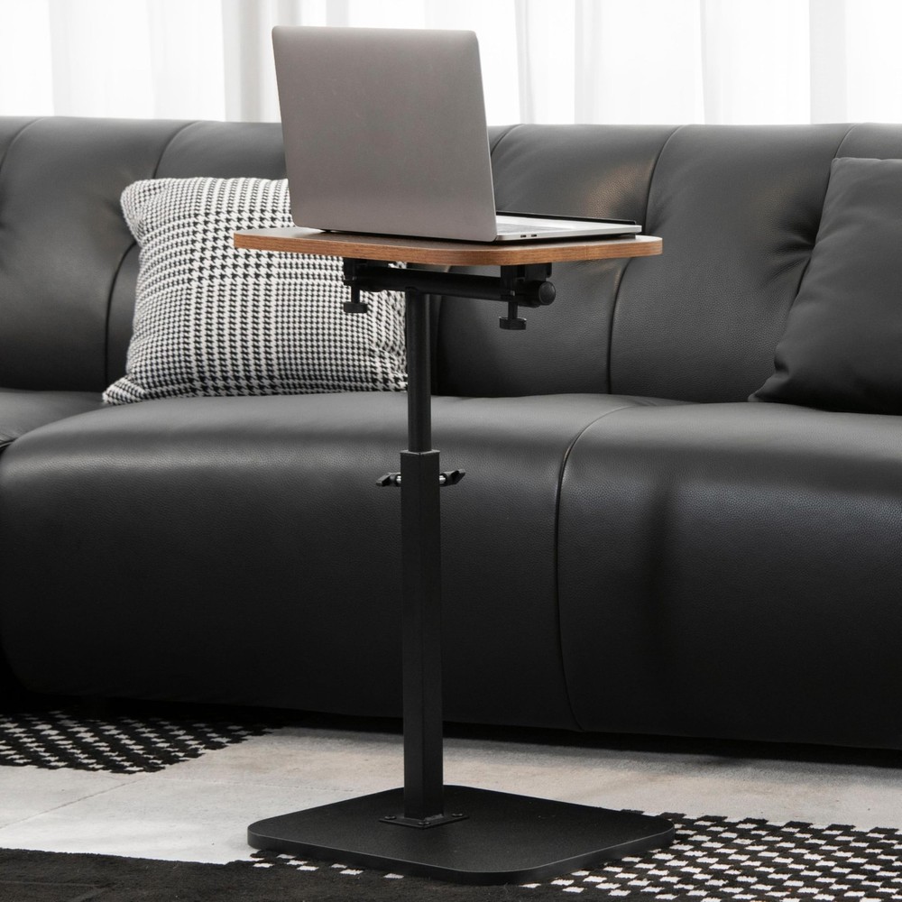 ACEQLYT® Small Adjustable Side Table, Adjustable Height & Flip-Over Panel D