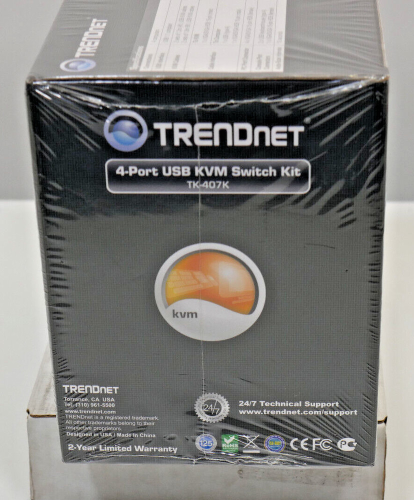 TRENDnet TK (TK407K) 4-Ports External KVM switch USB NEW IN BOX!