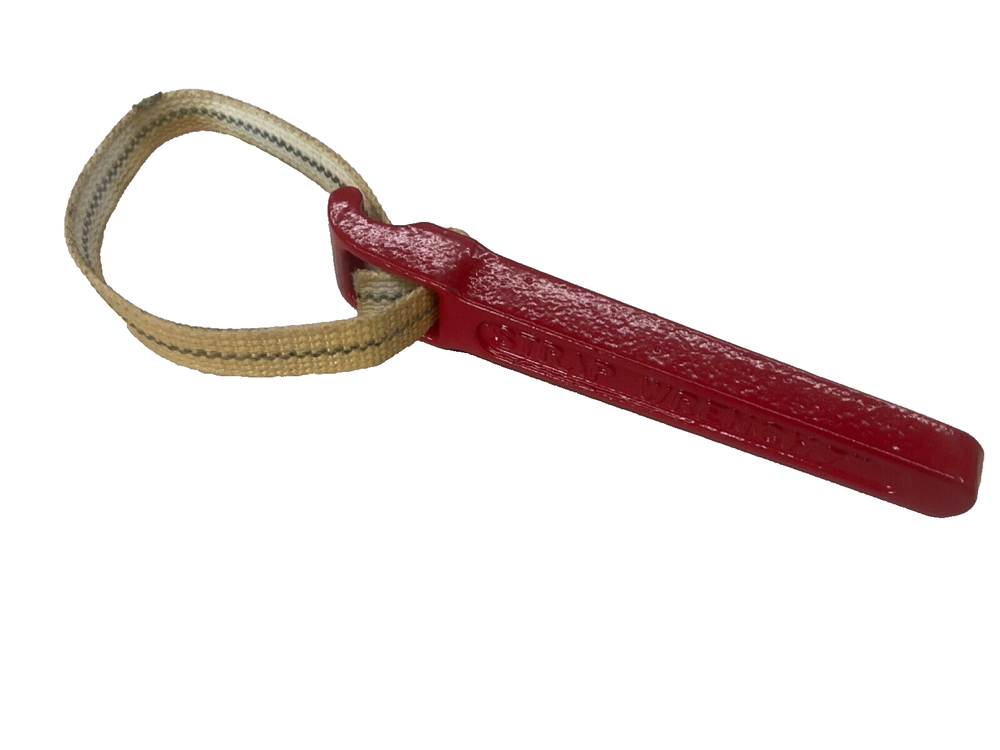 7” ADJUSTABLE STRAP WRENCH, 12” LONG STRAP