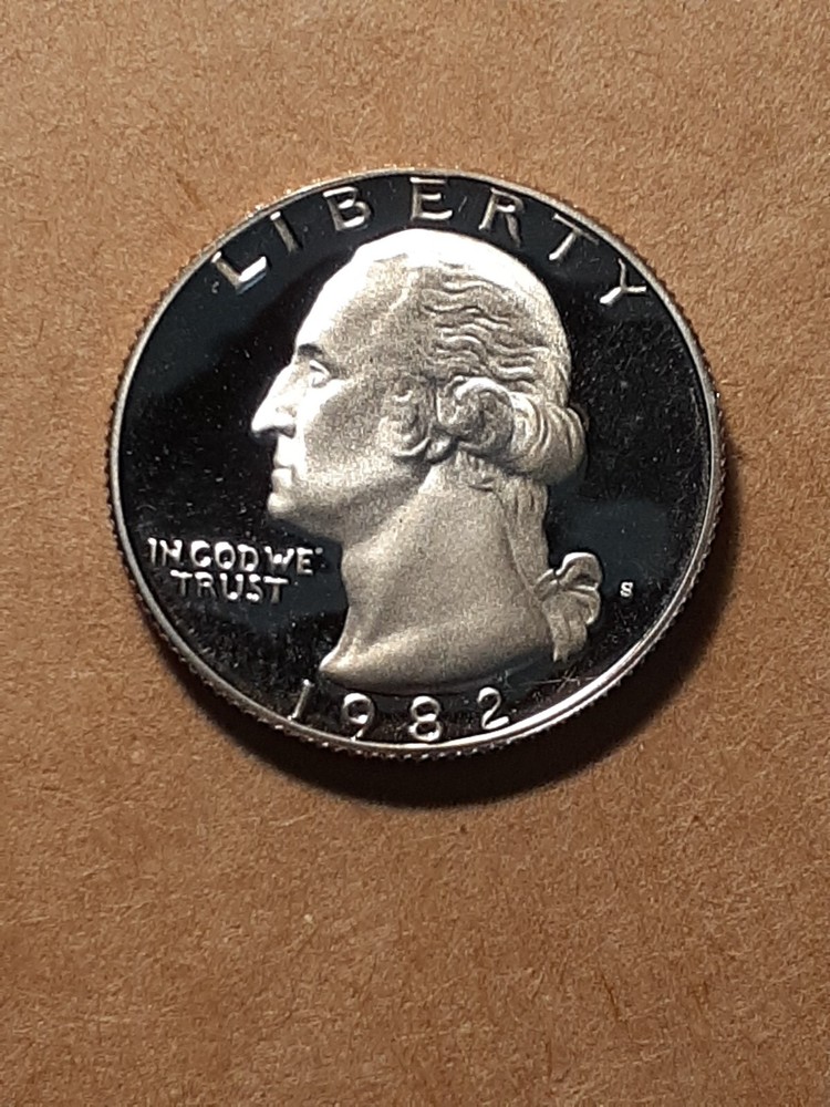 1982 S PROOF WASHINGTON QUARTER