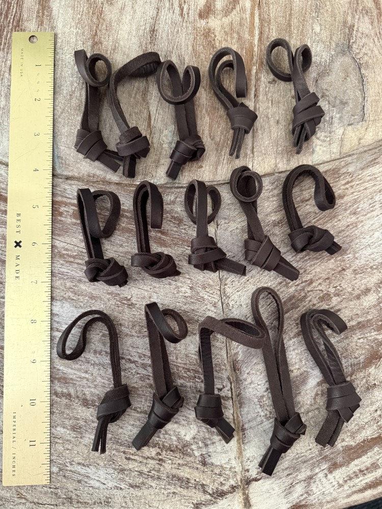 Filson | Brown Leather Zipper Pulls