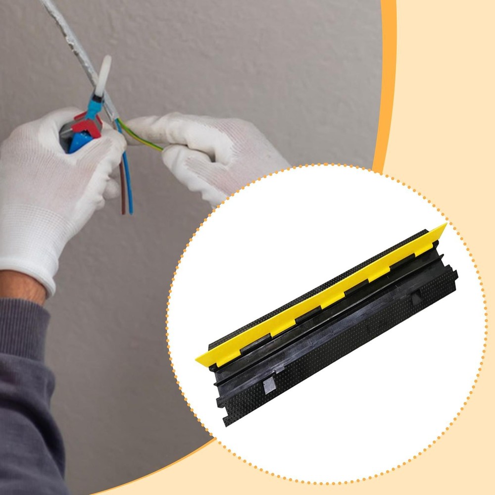 Cable Protector Ramp Driveway Hose Cable Ramp Protective Cover for Workshop