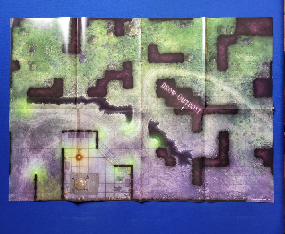 Drow Outpost Map (2005) - WOTC