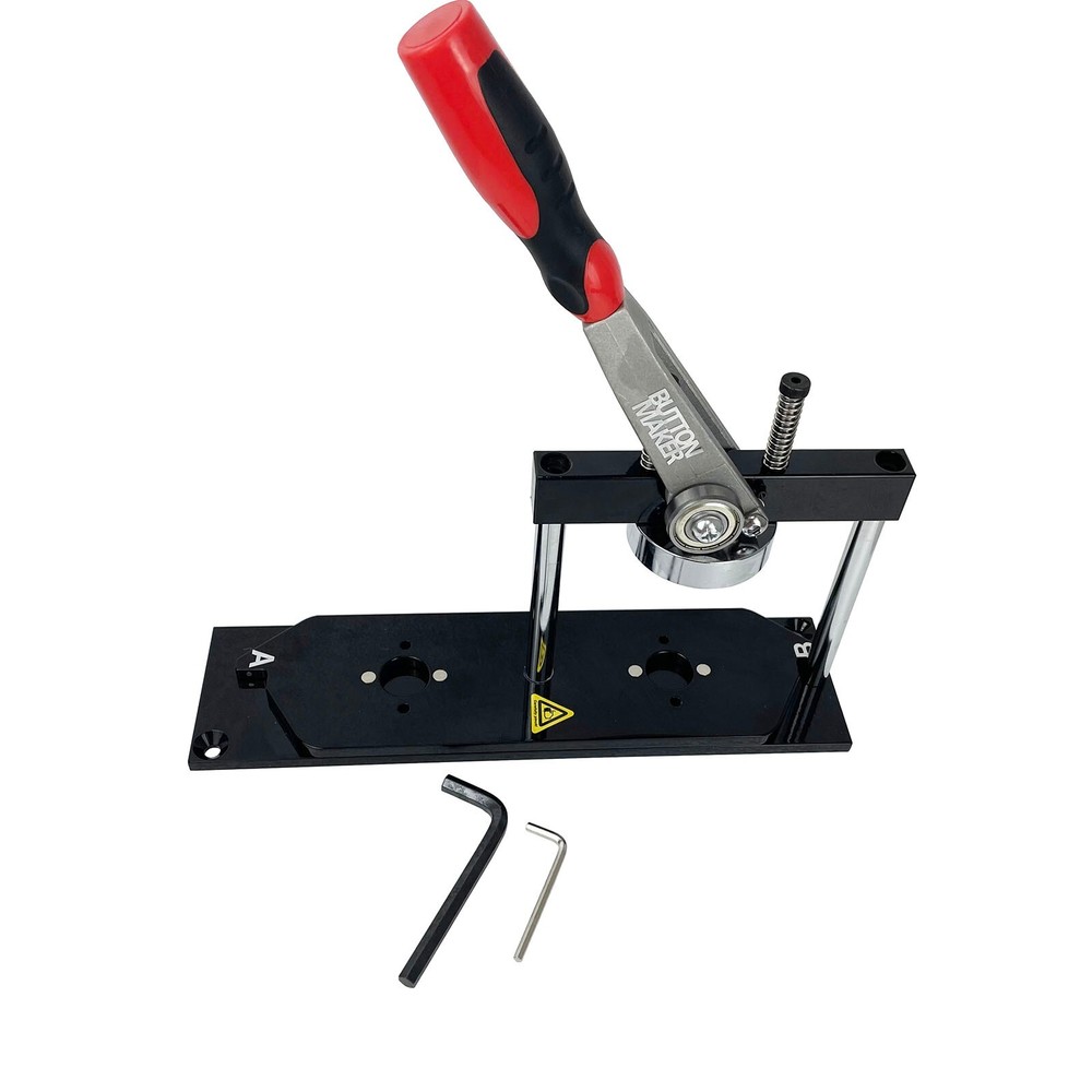Pro N4 Button Maker Rack Badge Maker Rack Press Body Frame DIY Molds Tool