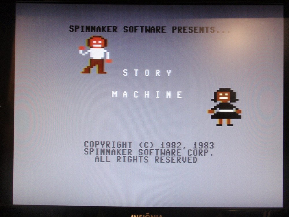 Story Machine Game Cartridge for Commodore 64 Computer Spinnaker Software 1983