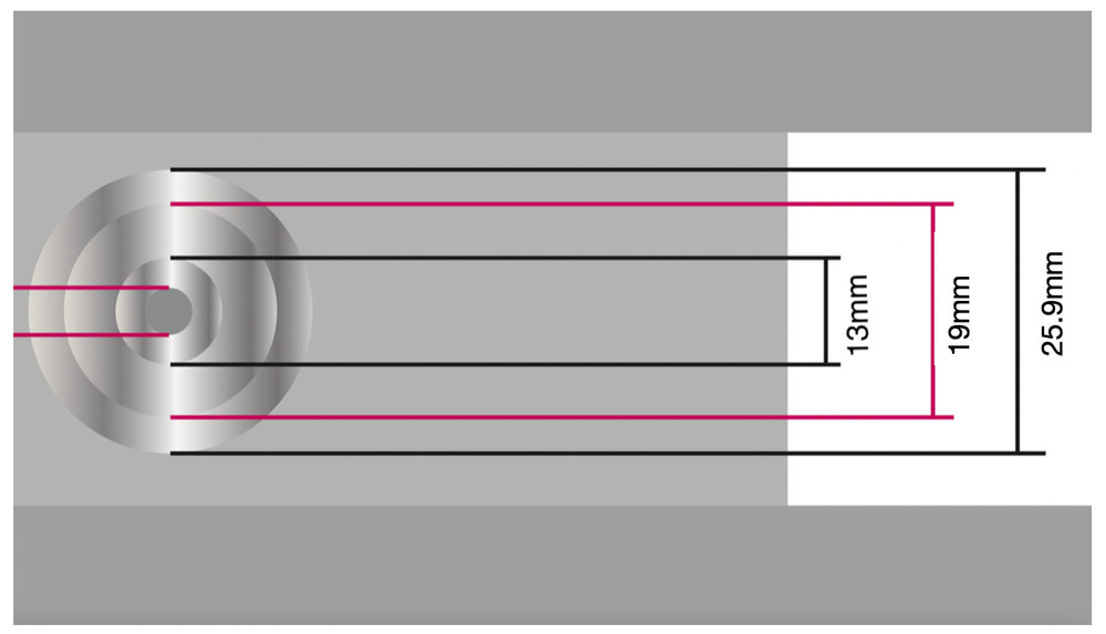 Imperial Officer Code Disc with attachment screw.