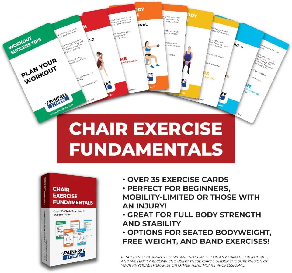 Exercise Flash Cards - Workout Cards Deck - Exercise Cards for Home Workouts