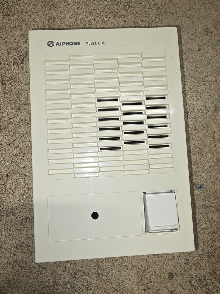Aiphone C-ML Intercom Flush Mount Door Station CLEANED TESTED AND FUNCTIONING