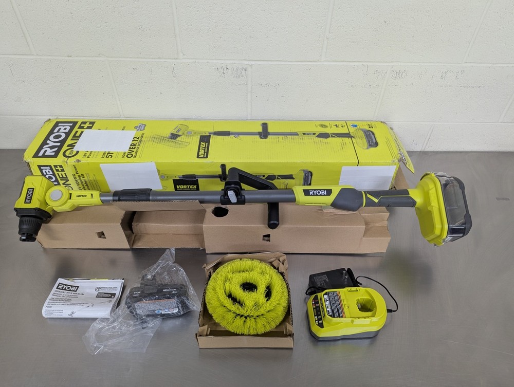 Ryobi ONE 18V cordless telescoping power scrubber 2