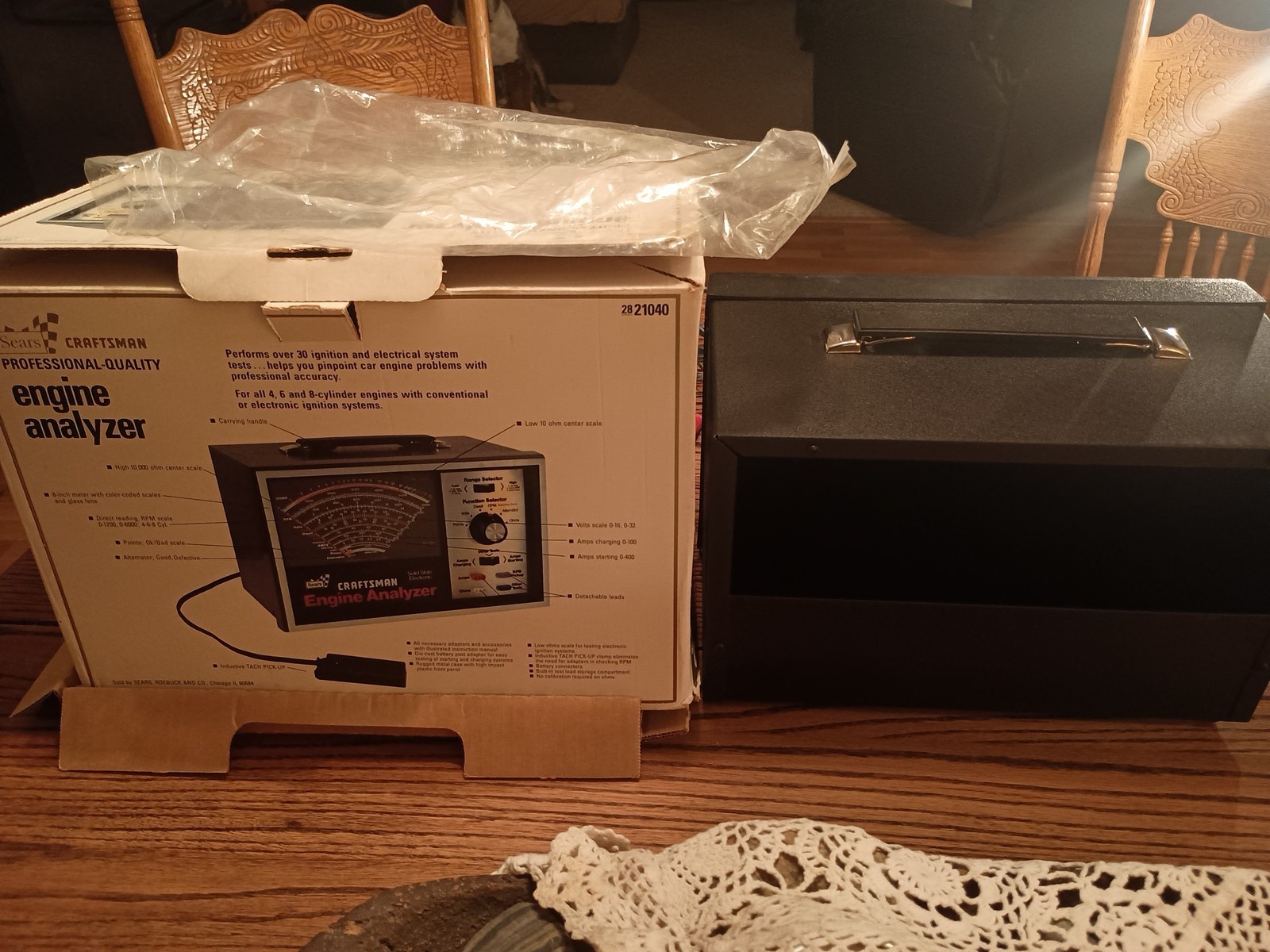 vintage sears craftsman Professional engine analyzer NOS 28 21040 Collectable