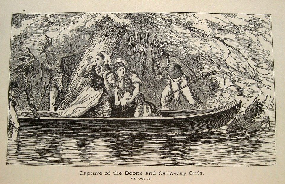 FRONTIER INDIAN WARS OHIO RIVER VALLEY DANIEL BOONE KENTUCKY TENNESSEE MILITARY