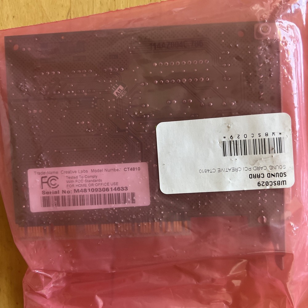 Creative Labs CT4810, PCB Card Sound Blaster