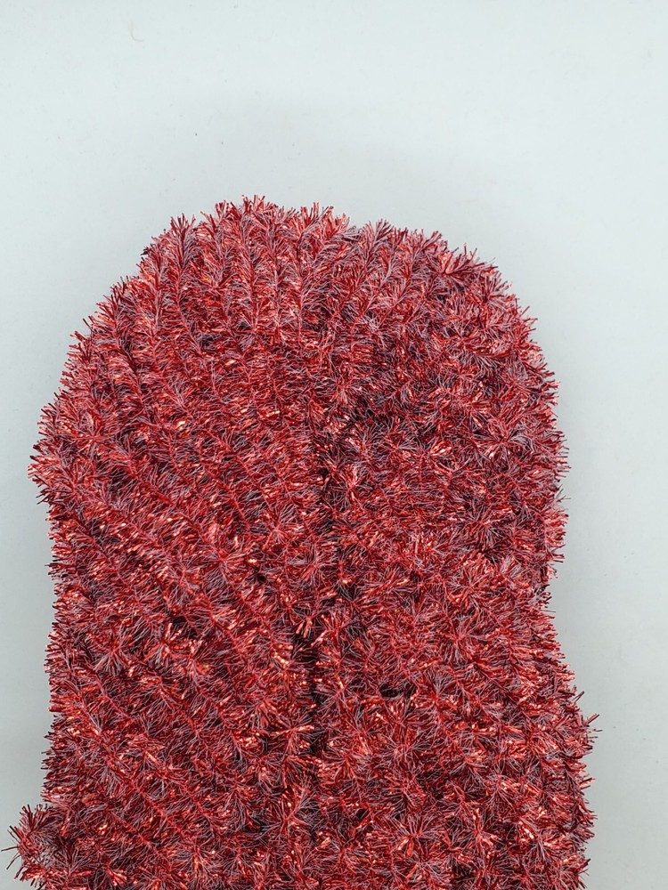 RED CRYSTAL CHENILLE Size #2 - Medium 5 Yard Pack Fly & Jig Tying