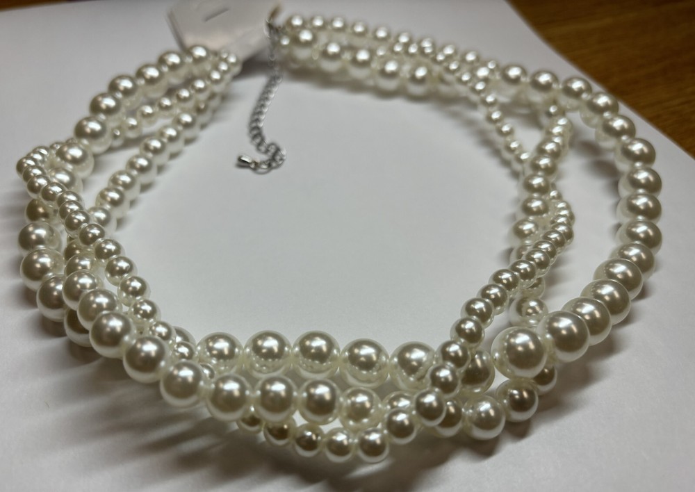 Pearl Link Choker Necklace