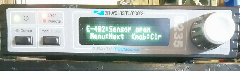 Arroyo Instruments 5235 TEC Source 3.5A/7V Temperature Controller with USB/RS232