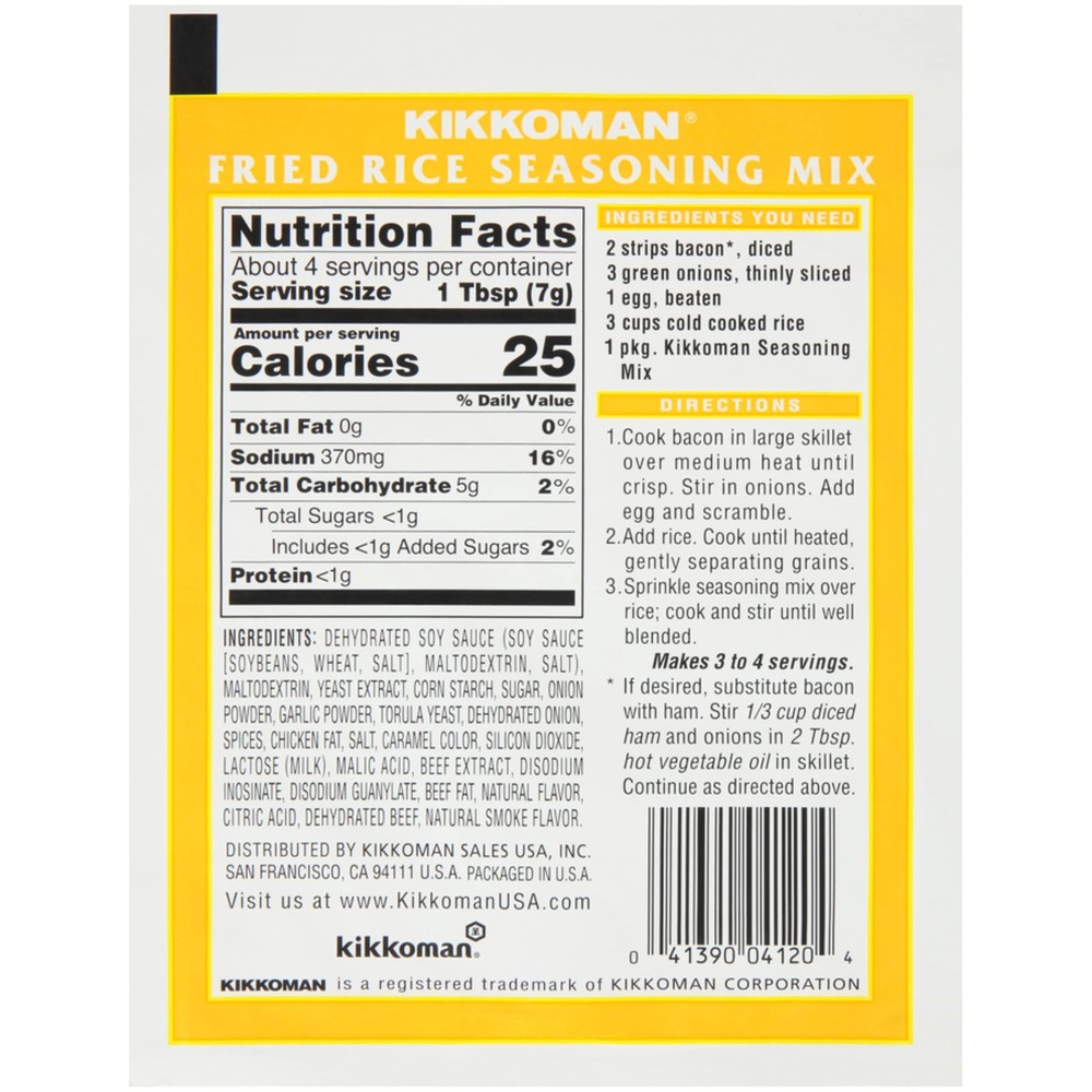 10 Ounce Rice Mix Pack Traditional Accompaniments No MSG Preservatives