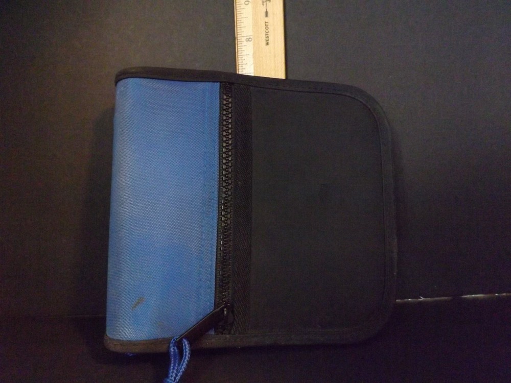CD Carry Case in Blue and Black