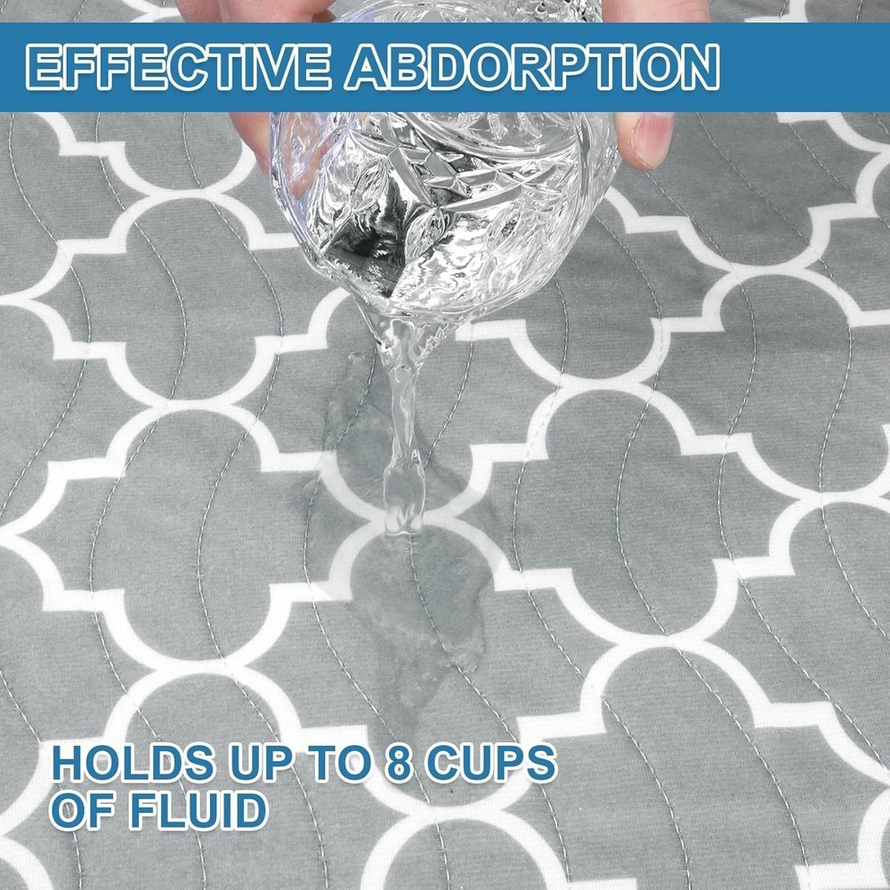 Easy Repositioning & Transfer Bed Pads with 6 Handles