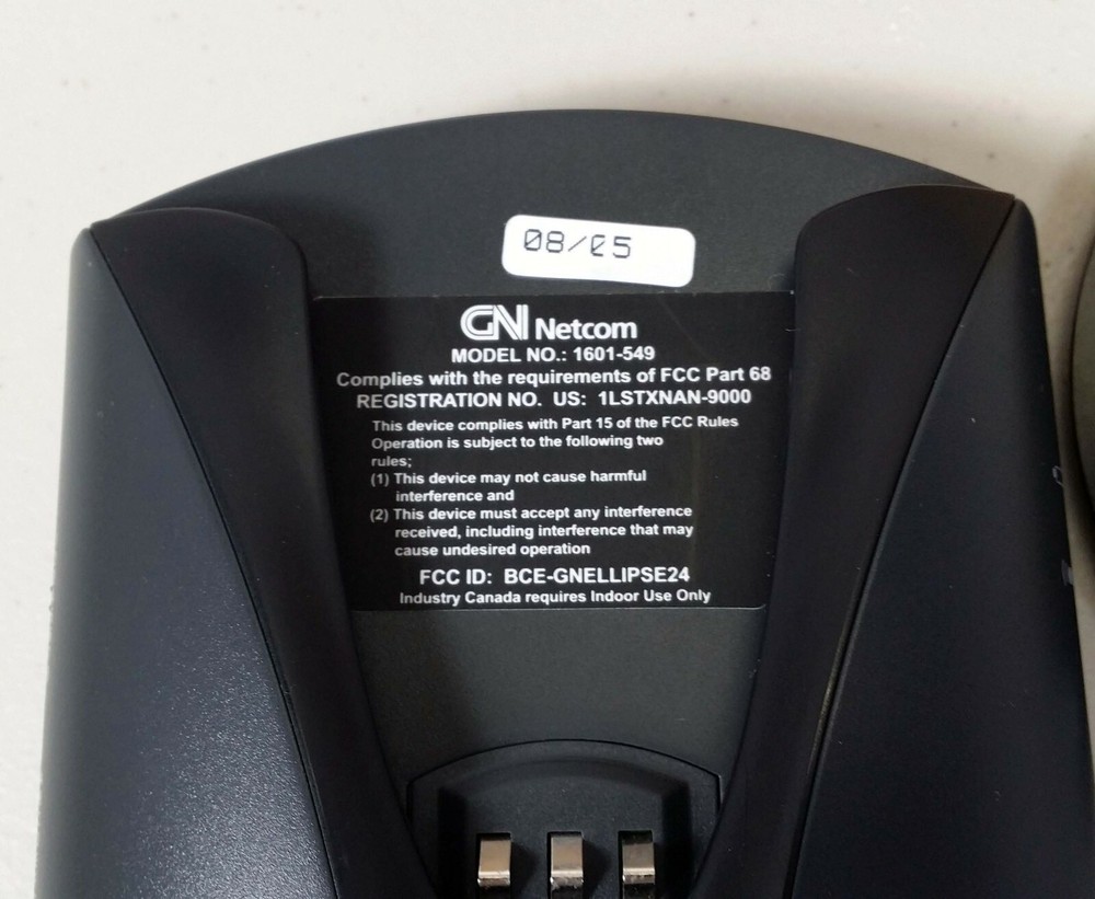 GN Netcom Amplifier Ellipse 2.4 Wireless 01-0348 PLEASE READ DESCRIPTION