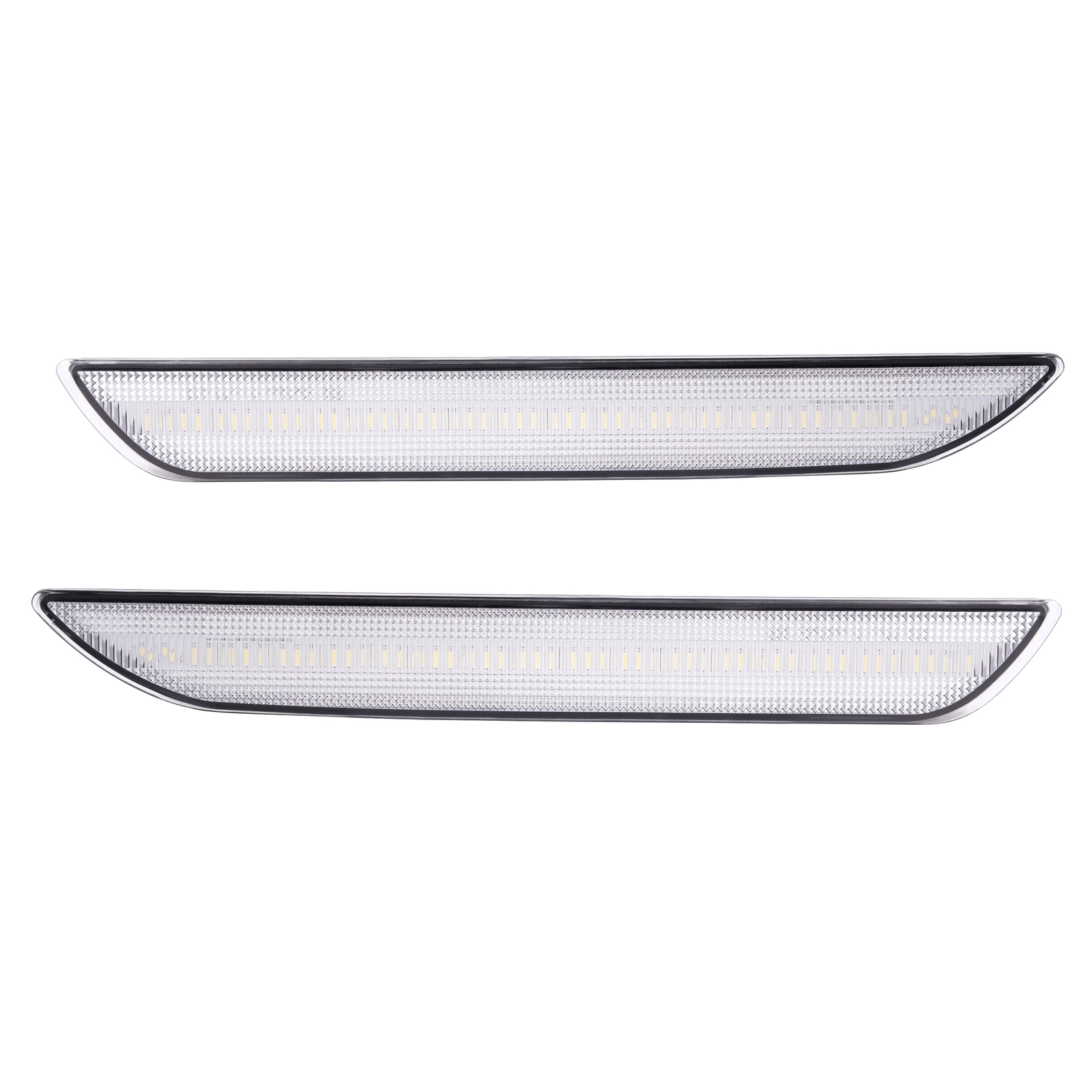 Rear Clear LED Side Marker Lights Bumper Lamps For Ford Mustang 2015-2023 LH&RH